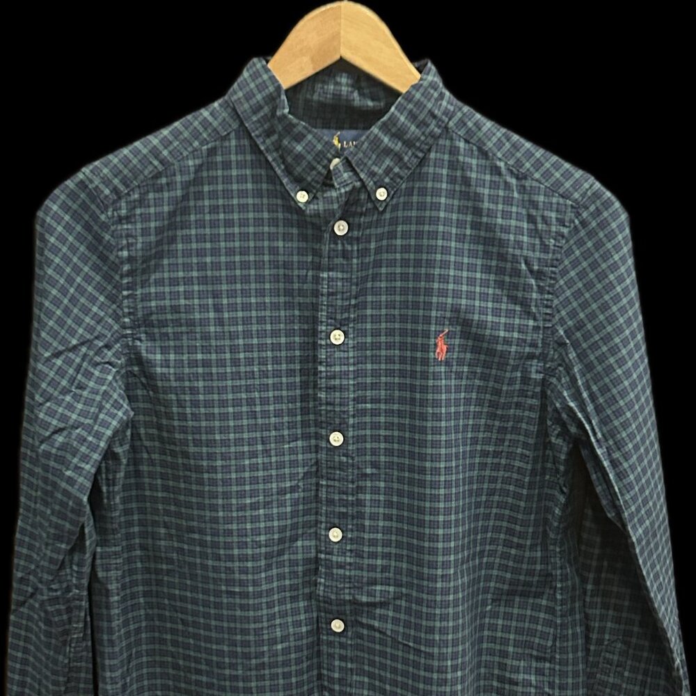 Ralph Lauren Plaid Cotton Oxford Shirt Boys